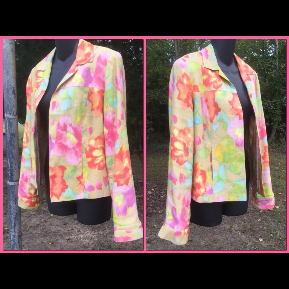 Floral Tapestry-Esque Blazer